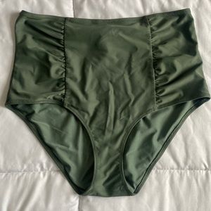 High rise bikini bottoms